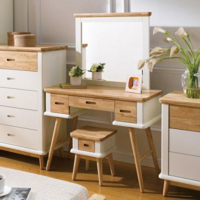 BÀN TRANG ĐIỂM GỖ CAO SU TN307