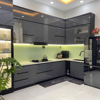 Tủ bếp treo chữ L NTNB-HC004 | Tính giá theo md
