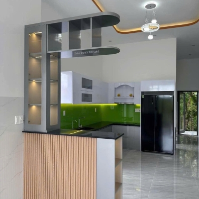 Tủ bếp đảo ( trang trí phụ kiện thông minh) NTNB-HC006 | Tính giá theo md